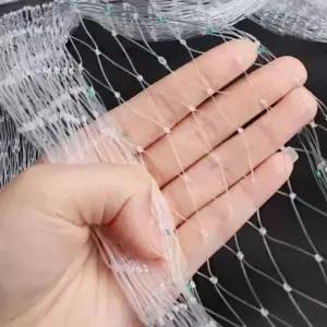 pc 조류 보호 그물 미세 메쉬 드릴링이없는 발코니 용 고양이 연못 커버 잎