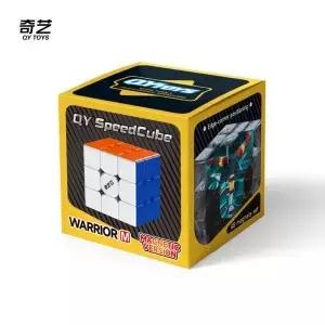 Qiyi Warrior M 3X3 마그네틱 매직 스피드 큐브 스티커리스 피젯 토이 UV Cubo Magico 퍼즐