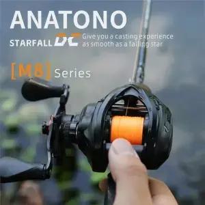 ANATONO STARFALL 디지털 제어 브레이크 캐스팅 낚시 릴 49g 70 기어비 5KG 최대 드래그 6 볼 링 코일