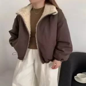 여성용 캐주얼 파카 코트 양면 스트링 보온 램스울 진자락 차이나 모피 추천 SPO마켓1