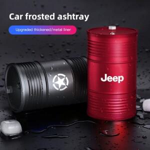 알루미늄 합금 휴대용 자동차 재떨이 담배 재 화물통 컵 ForJeep Renegade Compass Grand Cherokee Wrangle