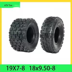 전면 19x7.00-8 후면 18x9.50-8 진공 타이어는 Kart ATV 8인치 도로 타이어 내마모성 타이어에 사용됩니다.
