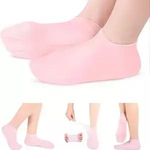 실리콘 모이스춰 라이징 양말 엑스 폴리 에이 팅 젤 힐 캘러스 갈라진 죽은 보호기 제거 풋 케어