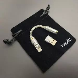Conexant Type C  4.4mm 어댑터 DAC 사운드 카드 이어폰 용 숏 케이블 듀얼 코어 cx31993  97220 변환기