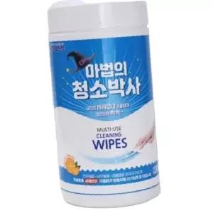 주방 청소 물티슈 원통 대용량 기름때 제거 타일 가전 세정 닦는 티슈 찌든때