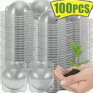 000PCS 식물 뿌리 볼 접목 상자 번식 케이스 정원 심기 공급을위한 고압 성장