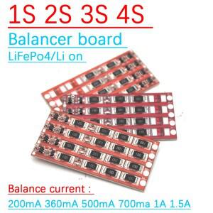 500mA 1A 1.5A 밸런스 보드 1S 2S 3S 4S LiFePo4  이온 배터리 충전 BMS 보호 밸런서 제한 6S 7S 8S