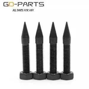 M6 M8 M0 스레드 철 스피커 스파이크 Hifi 오디오 모니터 악기 서브 우퍼 절연 스탠드 피트 콘 높이 조절