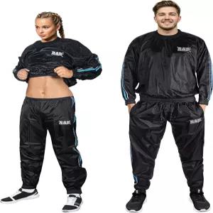 체중 감량 및 지방 발한을 위한 RAD 사우나 트레이닝복(중형~6XL) 레드 화이트 골드 핑크 블루
