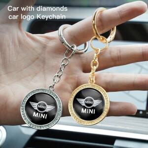 고품질 자동차 로고 키체인 아연 합금 키링 (BMW 미니 웍스 쿠퍼 F54 F55 F56 F57 F60 R50 R52 R53 R55 R56