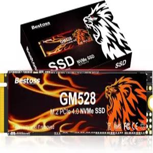 베스토스 512GB M.2 SSD NVMe PCIe 2280 내장 솔리드 스테이트 하드 드라이브 최대 5000MB/s 3D NAND SLC