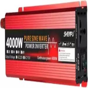 순수 사인파 인버터 4000W 전압 DC 12V 24V 48V 60V ~ AC 220V 변압기 전력 변환기 태양광(1000W 50Hz