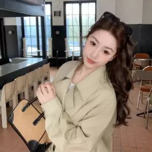 여성 개량 점퍼 가죽 입을 자켓 재킷을 있는 수 원픽1