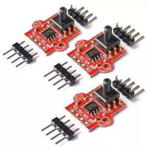 하이렛고 3pcs 디지털 기압 센서 모듈 공기압 액체 수위 조절기 보드 040KPa 3.3V5V