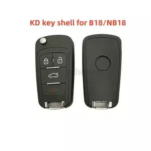 키스타 1개 4버튼 KEYDIY B18 NB18 리모트 쉘 범용 자동차 플립 키 쉘 커버 (KD 와이어 무선 리모트 블레이