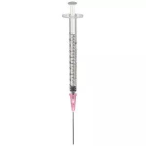 18G x 11/2인치 블런트 팁 필 바늘 및 플라스틱 커버가 있는 두다 에너지 주사기 1mL(10팩)