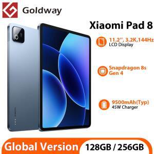 글로벌 버전 샤오미 패드 8 태블릿 스냅드래곤 8s 4세대 11.2인치 3.2K 144Hz 디스플레이 9200mAh 배터리 4