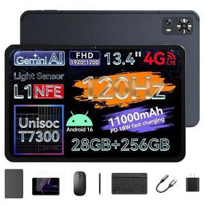 2026 신형 LZF Zpad2 13인치 8GB+256GB 4G LTE 태블릿 PC 안드로이드 120Hz 고주사율 11000mAh 배터리 PD18