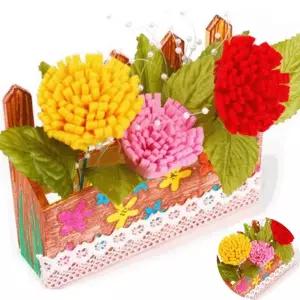 카네이션카드 카네이션엽서만들기 카네이션DIY 카네이션 울타리 만들기