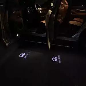 LED 프로젝터 섀도우 라이트 자동 도어 인피니티 Q50 Q70 G35 G37 Q60 EX35 G25 M37 M56 QX50 FX35
