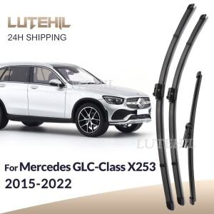 메르세데스 벤츠 GLC 클래스 X253 2015-2022 2016 와이퍼 전면 및 후면 블레이드 앞 유리 창 브러쉬 22 + +
