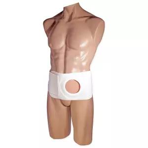 OTC 장루 복부 바인더 지지 탈장 대장루 6인치 벨트 4인치 개방 패드 소형