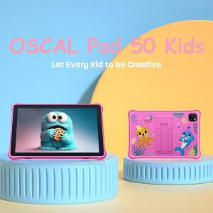 블랙뷰 오스칼 패드 50 키즈 태블릿 10.1인치 800x1280 LED 디스플레이 5100mAh 긴 배터리 수명 A133P CPU
