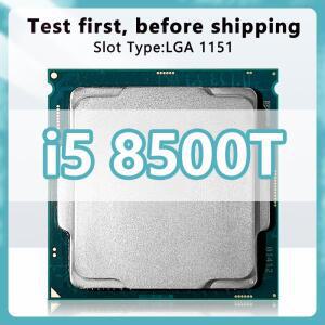 코어 i5-8500T CPU 6 스레드 2.1GHz 9MB 35W 8 세대 프로세서, LGA1151, H370 Z390 마더보드 i5 8500T