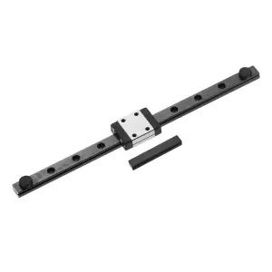 Uxcell MGN7 150mm 선형 슬라이딩 레일 가이드 캐리지 블록 및 미니 각인 CNC 기계 3D 프린터용 모션 블랙