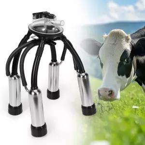 코즐리라 소 착유 클러스터에는 티트 컵 4개 진공 펌프 착유기용 240CC 우유 클로 염소 양 낙농장 장비용