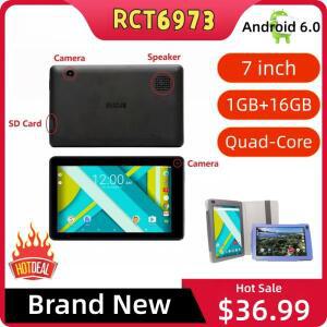 RCT6973 7인치 안드로이드 6.0 태블릿 1GB DDR EMMC 쿼드코어 RK30sdk 듀얼 카메라 1024 x 600 픽셀 WIFI