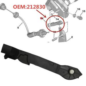 클러치 페달 케이블 링크 클립 212830 206용 CC용 SW용 1998-2013 플라스틱 블랙 OEM 9646201580
