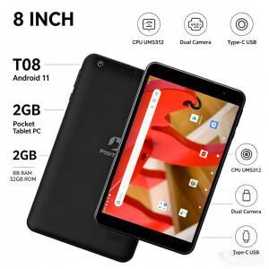 8인치 T08 안드로이드 11 포켓 태블릿 PC 2GB 램 롬 CPU UMS312 쿼드코어 1.3GH 듀얼 카메라 타입-C USB WI