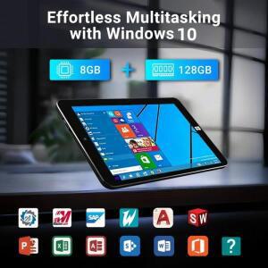 고품질 8인치 윈도우 10 미니 태블릿 PC 8GB RAM 128GB ROM 64비트 Z8300 쿼드 코어 CPU 듀얼 카메라 WIFI