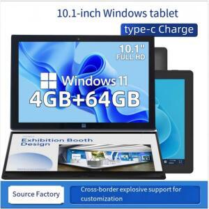 10.1인치 64비트 AR40 태블릿 PC 4GB RAM ROM 윈도우 11 N3350 CPU 1920 x 1200 IPS WIFI 쿼드 코어 듀얼