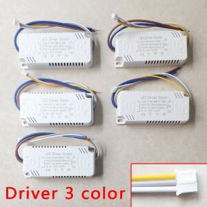 LED 천장 조명 교체용 비절연 변압기, 드라이버, 3 색 어댑터, AC 220V, 12W-140W