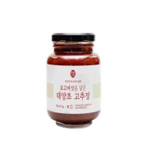 표고버섯을 담은 태양초 고추장 1kg 수제 고추장
