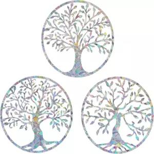 새 공격을 위한 무지개 충돌 방지 창문 스티커 프리즘 비접착 비닐 데칼 클링 유리에 부딪히지 않는 구하기