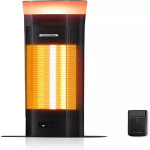 야외 전기 오디오 스피커 및 RGB 조명이 있는 3in1 히터 1500W 적외선 타워 스탠딩 43인치 IP65 방수