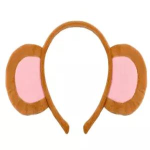 여성용 델피드 원숭이 머리띠 갈색 귀 의상 재미있는 액세서리 할로윈 장난감이 아닌 파티 15세 이상