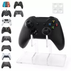 Xbox 시리즈 X 360 PS5 스위치 닌텐도 스팀 컨트롤러 데스크톱 컴퓨터 게임 스탠드 투명 디스플레이