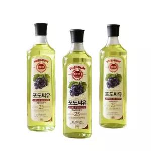 사조해표 포도씨유 900ml 3개 카데킨함유 900ml