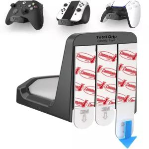미끄럼 방지 패드와 Xbox PS5 닌텐도용 탈착식 가 포함된 토탈마운트 컨트롤러 월 스탠드 팩 이 홀더는