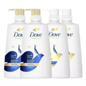 도브 인텐스 리페어 샴푸 680ml 2개 + 컨디셔너 660ml 2개