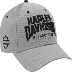 Harley-Davidson 할리데이비슨 남성용 Embroidered Athletic Curved Bill 조절형 야구모자 캡 Gray 498141