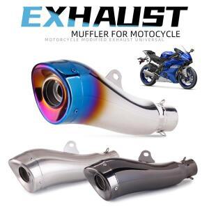 51mm 튜닝형 바이크 오토바이 배기 머플러 MT07 S1000RR Z650 R1 R3 R6 CBR300 R7 Z400 CBR650 용