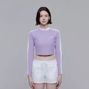 내셔널지오그래픽 N242WRG610 여성 크롭 반집업 래쉬가드 LAVENDER 2026810