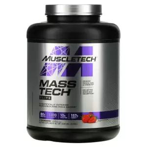 (매장정품)머슬테크 매스테크 엘리트 스트로베리 맛 프로틴 파우더 2.72kg