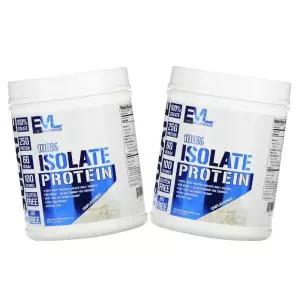 (매장정품)EVL Nutrition 100 웨이 프로틴 파우더 무맛 454g x 2개