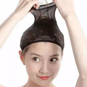 가발망 2p 가발 머리망 고탄력 스판 메쉬 그물 헤어망 패션 착용망 머리-WFOM0HB